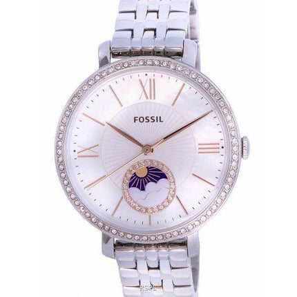 Fossil Jacqueline Sun Moon White Mother Of Pearl Dial Quartz ES5164 Orologio da donna