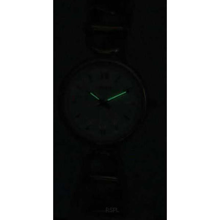Orologio da donna Fossil Carlie in acciaio inossidabile tono oro rosa con quadrante argentato al quarzo ES5273