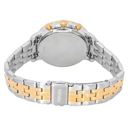 Orologio da donna Fossil Neutra Chronograph bicolore in acciaio inossidabile con quadrante in madreperla bianca ES5279 al quarzo