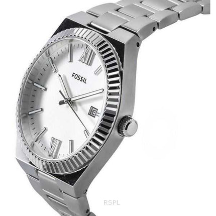Orologio da donna Fossil Scarlette in acciaio inossidabile con quadrante argentato al quarzo ES5300