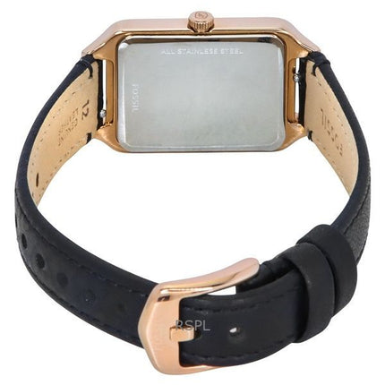 Orologio da donna Fossil Raquel con cinturino in pelle e quadrante bianco al quarzo ES5310