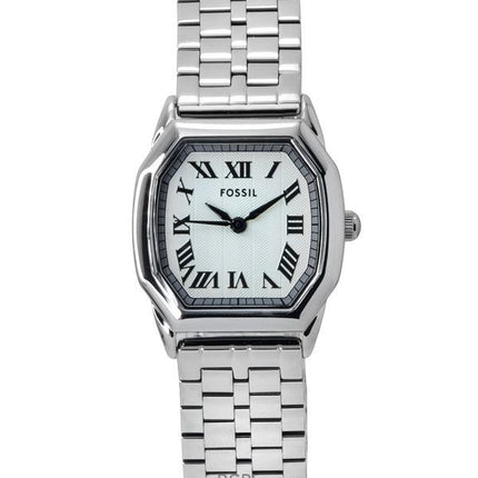 Orologio da donna Fossil Harlow in acciaio inossidabile con quadrante color crema e al quarzo ES5363