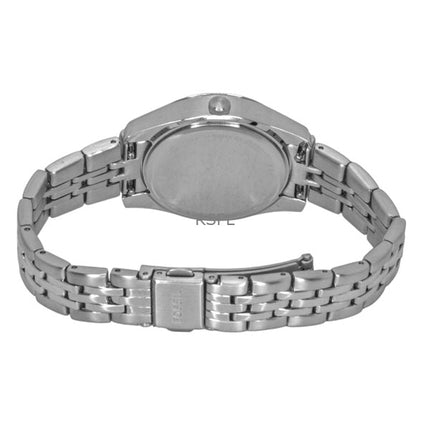 Orologio da donna Fossil Scarlette in acciaio inossidabile con quadrante rosa Sunray al quarzo ES5403