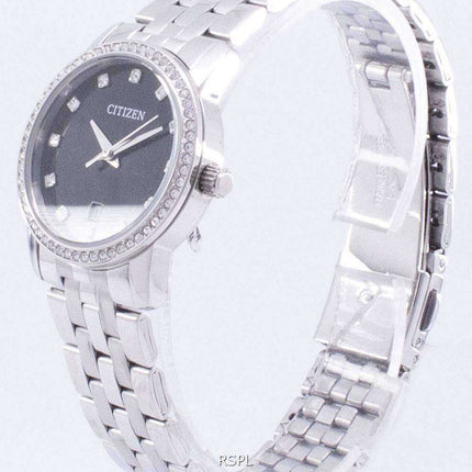 Orologio da donna Citizen Quartz Diamond Accent EU6030-56E