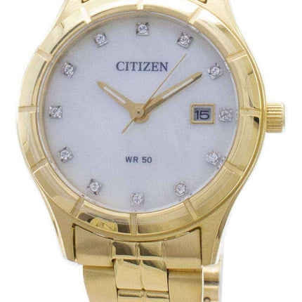 Orologio da donna con accenti di diamanti Citizen Quartz EU6042-57D Diamond