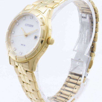 Orologio da donna con accenti di diamanti Citizen Quartz EU6042-57D Diamond