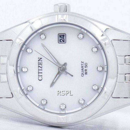 Orologio da donna Citizen Analog Quartz Diamond Accent EU6050-59D