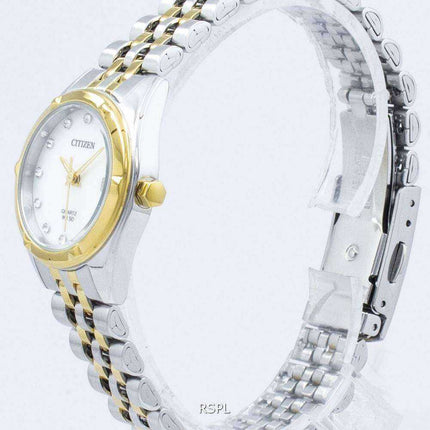 Orologio da donna Citizen Analog Quartz Diamond Accent EU6054-58D