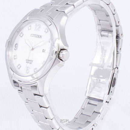 Orologio da donna con accenti di diamanti Citizen Quartz EU6080-58D