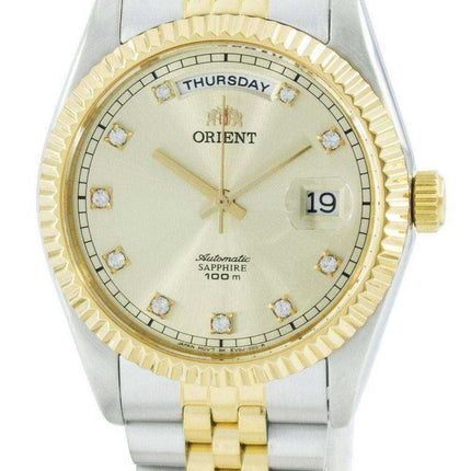 Orient Leader 'President' Automatic Sapphire Crystal Accent FEV0J002CY EV0J002C Orologio da uomo