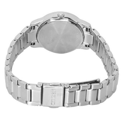 Orologio da donna Citizen Eco-Drive EW2318-73A con quadrante argentato in acciaio inossidabile