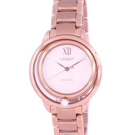 Orologio da donna Citizen con accenti di diamanti quadrante in madreperla Eco-Drive EW5513-80D.G
