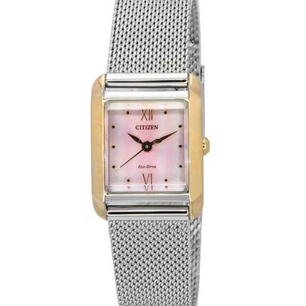 Orologio da donna Citizen Elegance con quadrante in madreperla Eco-Drive EW5596-66X con cinturino extra