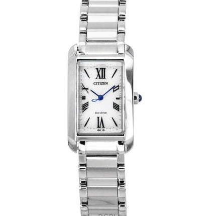 Orologio da donna Citizen L Eco-Drive EW5620-55A con quadrante argentato in acciaio inossidabile
