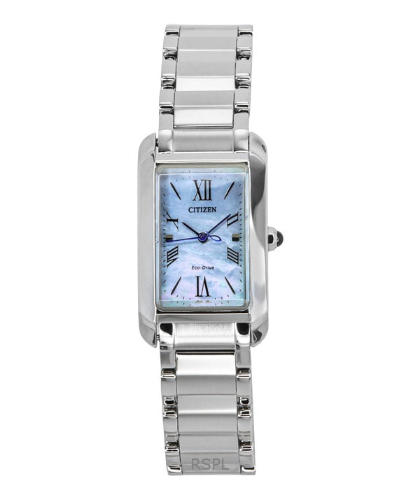 Orologio da donna Citizen L Bianca in acciaio inossidabile con quadrante in madreperla Eco-Drive EW5620-55N