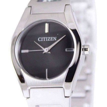 Orologio da donna analogico al quarzo analogico al quarzo nero Citizen EX0320-50E