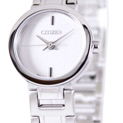 Citizen analogico al quarzo quadrante bianco EX0330-56A orologio da donna