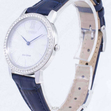 Orologio da donna analogico analogico con diamanti Diamond Eco-Drive EX1480-15D