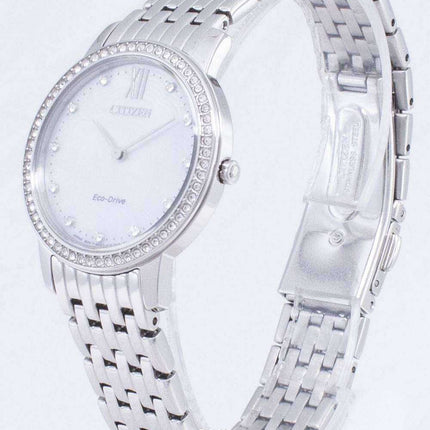 Orologio da donna analogico analogico con diamanti Diamond Eco-Drive EX1480-82D
