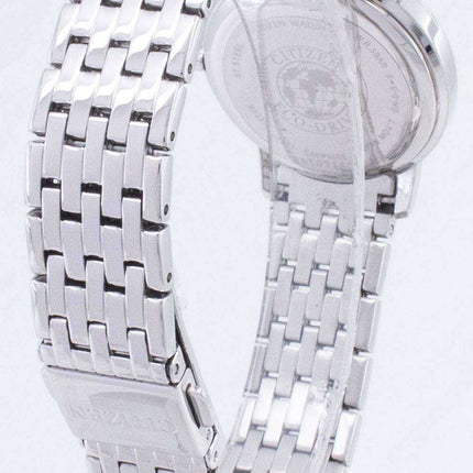 Orologio da donna analogico analogico con diamanti Diamond Eco-Drive EX1480-82D