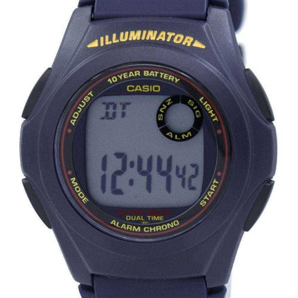 Orologio da uomo Casio Illuminator Dual Time Alarm Chrono F-200W-2ASDF F200W-2ASDF