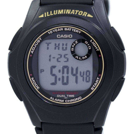 Orologio da uomo Casio Illuminator Dual Time Alarm Chrono F-200W-9ASDF F200W-9ASDF