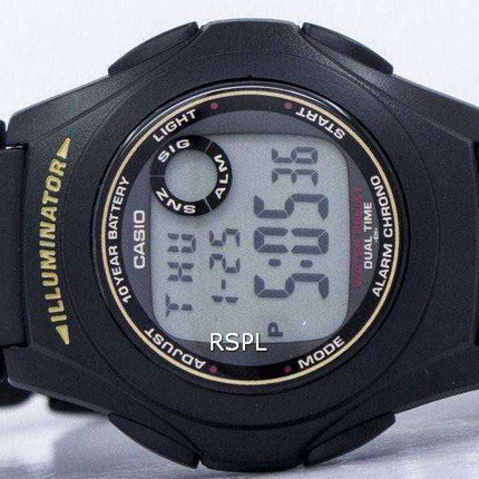 Orologio da uomo Casio Illuminator Dual Time Alarm Chrono F-200W-9ASDF F200W-9ASDF
