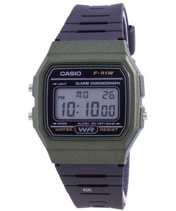 Orologio da uomo Casio Classic Daily Alarm F-91WM-3A F91WM-3A