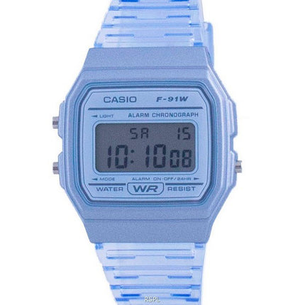 Orologio unisex Casio Youth Blue Resin Digital F-91WS-2 F91WS-2