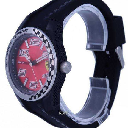 Orologio da uomo Ferrari Scuderia Redrev-T Silicon quadrante rosso al quarzo F0830335.G