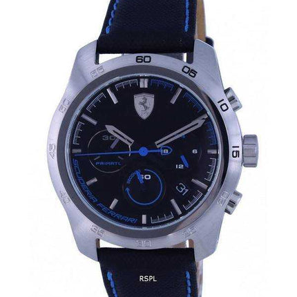 Orologio da uomo Ferrari Scuderia Primato Chronograph Leather Quartz F0830445.G