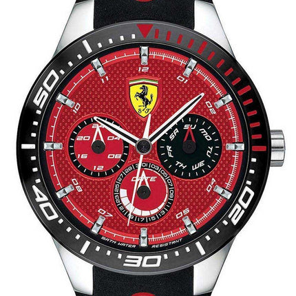Ferrari Scuderia Redrev T Silicon Band Quartz 0830588 Orologio da uomo