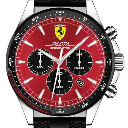 Ferrari Scuderia Pilota cronografo al quarzo 0830595 Orologio da uomo