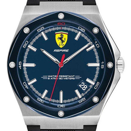 Ferrari Scuderia Aspire Silicon Band Quartz 0830605 Orologio da uomo