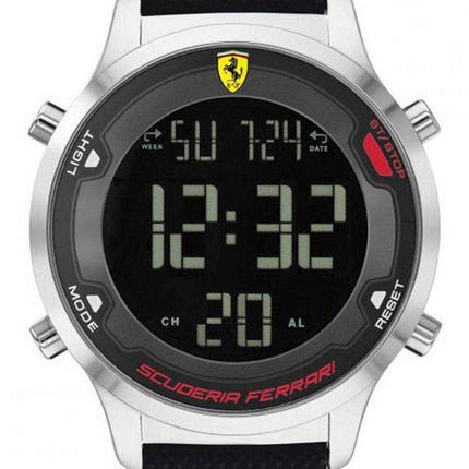 Ferrari Scuderia Digitrack Digital Silicon Band 0830756 Orologio da uomo