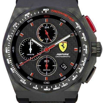 Scuderia Ferrari Aspire cronografo quadrante nero quarzo 0830792 orologio da uomo