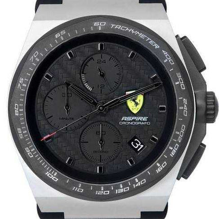 Orologio da uomo Scuderia Ferrari Aspire cronografo quadrante nero quarzo 0830868