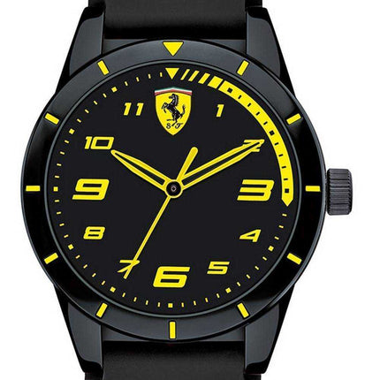 Ferrari Scuderia Redrev Black Dial Silicon Band Quartz 0860009 Orologio per bambini
