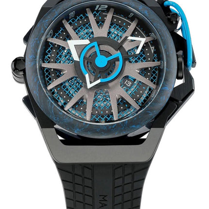 Orologio da uomo Mazzucato Rim Monza reversibile cronografo doppio quadrante automatico F1-BK2925