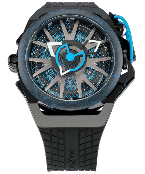 Orologio da uomo Mazzucato Rim Monza reversibile cronografo doppio quadrante automatico F1-BK2925