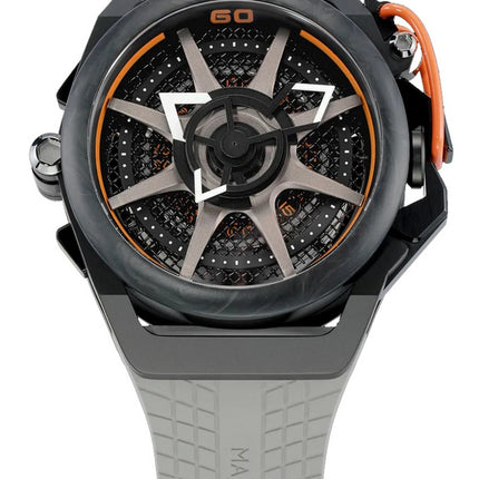 Orologio Mazzucato Rim Monza Cronografo Reversibile Doppio Quadrante Automatico F1-GYBLK Orologio da Uomo