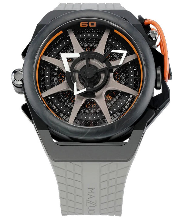 Orologio Mazzucato Rim Monza Cronografo Reversibile Doppio Quadrante Automatico F1-GYBLK Orologio da Uomo