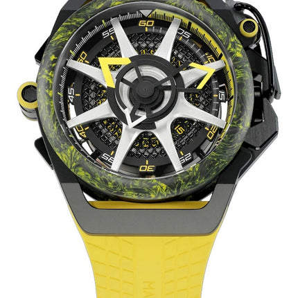 Orologio Mazzucato Rim Monza Cronografo Reversibile Doppio Quadrante Automatico F1-YWBLK Orologio da Uomo