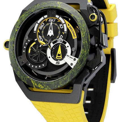 Orologio Mazzucato Rim Monza Cronografo Reversibile Doppio Quadrante Automatico F1-YWBLK Orologio da Uomo