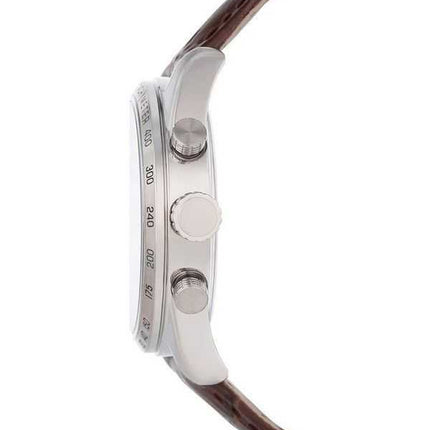 Festina Timeless Cronografo cinturino in pelle quadrante argento quarzo F16760-1 orologio da uomo