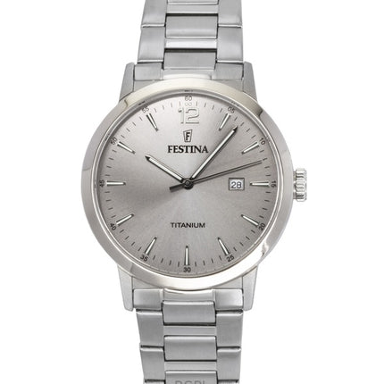 Orologio da uomo Festina con quadrante grigio titanio al quarzo F20435-2