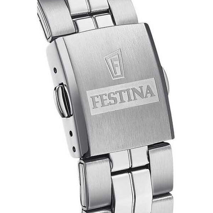 Orologio da uomo Festina Classics in acciaio inossidabile quadrante blu al quarzo F20437-3