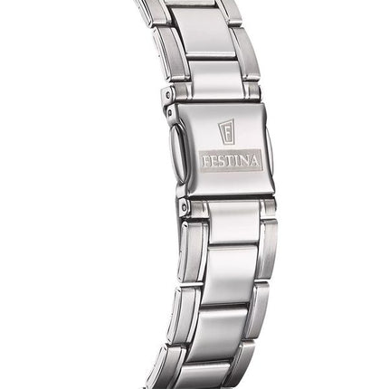 Festina Classics Orologio da uomo in acciaio inossidabile con quadrante nero al quarzo F20511-4