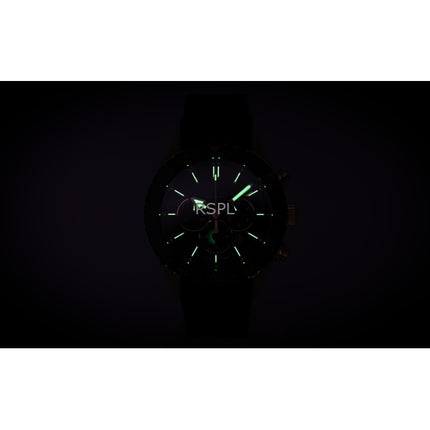Orologio da uomo Festina Cronografo in ceramica con cinturino in gomma e quadrante nero al quarzo F20516-2 100M