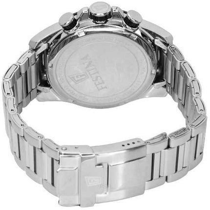 Festina cronografo senza tempo in acciaio inossidabile quadrante blu F20560-2 F205602 100M orologio da uomo